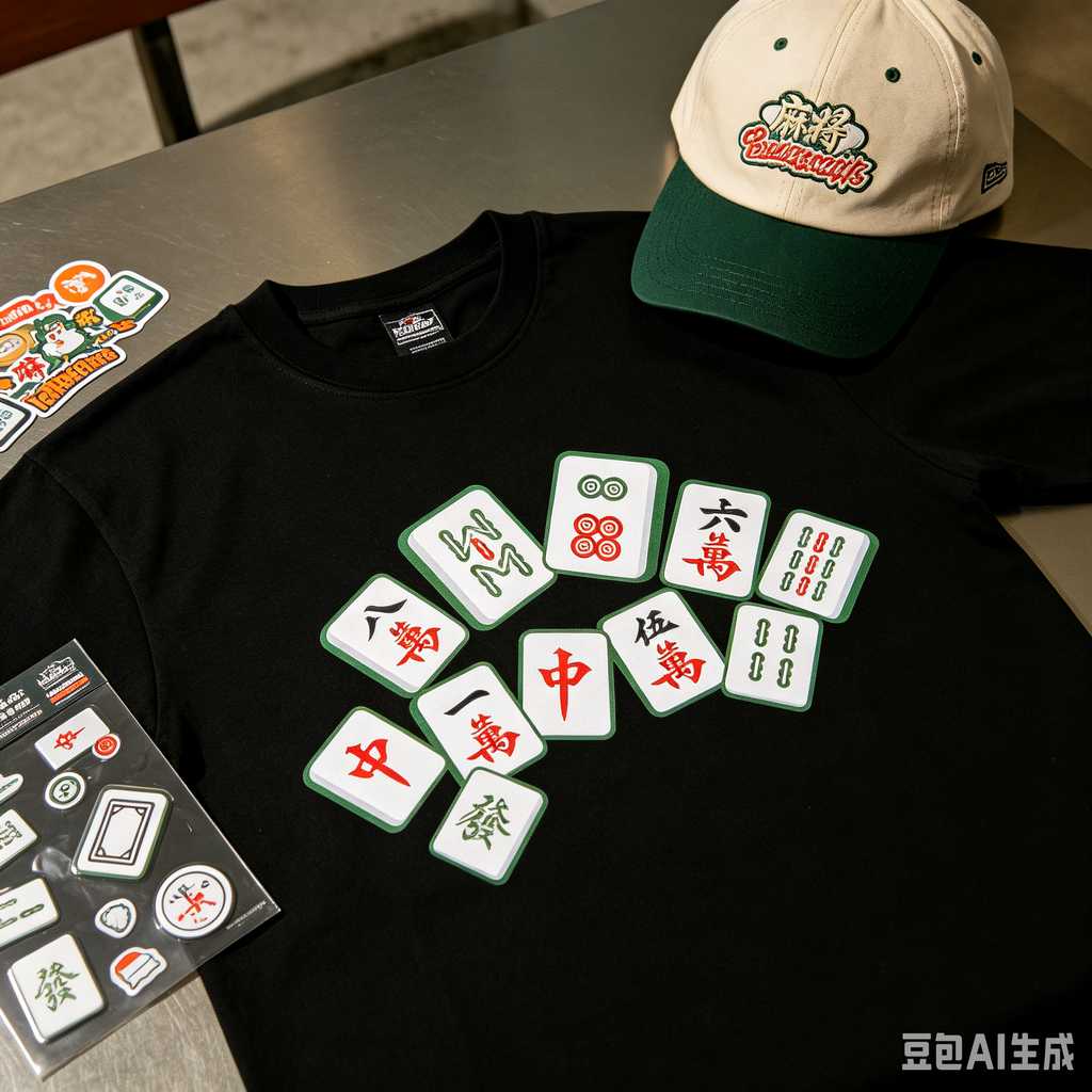 ornamental mahjong tiles